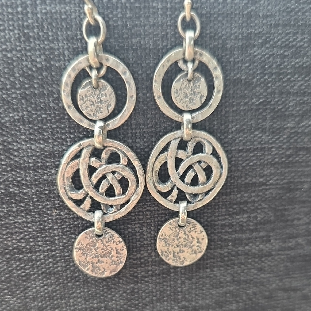 Elegant Silver Dangle Earrings